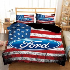 The Stars And Stripes Ford 1 Duvet Cover Pillowcase Bedding