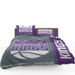 Sacramento Kings Custom Bedding Sets Basketball Team Cover Set Set