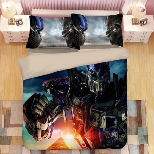 Transformers Optimus Prime 7 Duvet Cover Quilt Cover Pillowcase Bedding