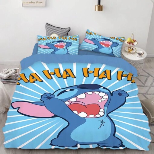Stitch 4 Duvet Cover Pillowcase Bedding Sets Home Bedroom Decor