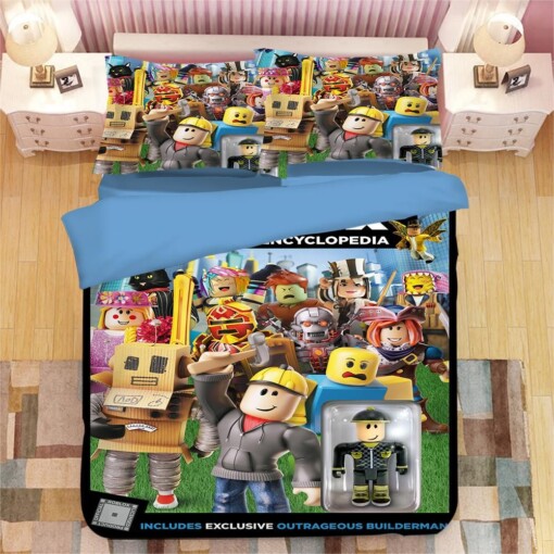 Roblox Team 43 Duvet Cover Quilt Cover Pillowcase Bedding Sets