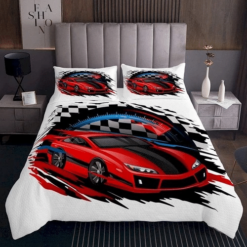 Racing Car Bedding Sets Duvet Cover Bedroom Quilt Bed Sets