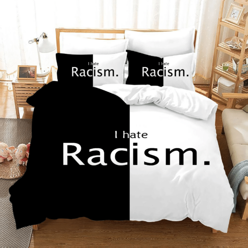 No Racism 13 Duvet Cover Quilt Cover Pillowcase Bedding Sets