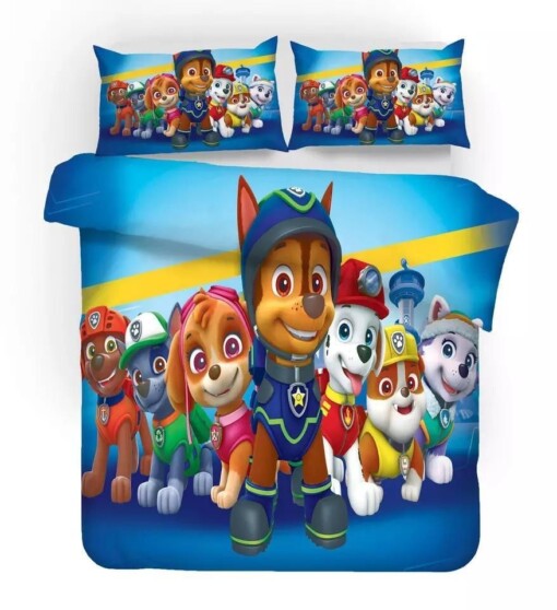 Paw Patrol Marshall 6 Duvet Cover Pillowcase Bedding Sets Home