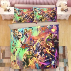 Super Smash Bros Ultimate Mario 10 Duvet Cover Quilt Cover