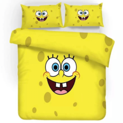 Spongebob Squarepants 2 Duvet Cover Pillowcase Bedding Sets Home Decor
