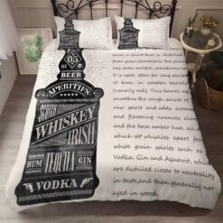 Whiskey Wine 4 Duvet Cover Pillowcase Bedding Sets Home Decor