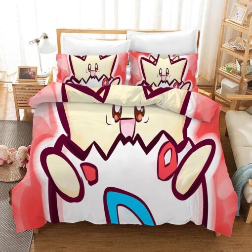 Pokemon Pikachu 25 Duvet Cover Quilt Cover Pillowcase Bedding Sets
