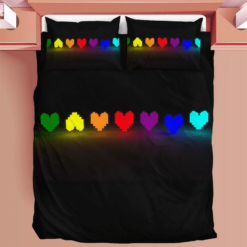 Undertale Duvet Undertale Hearts Bedding Sets Comfortable Gift Quilt Bed