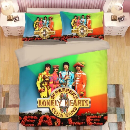 The Beatles John Lennon 3 Duvet Cover Pillowcase Cover Bedding