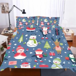 Santa Claus 10 Duvet Cover Quilt Cover Pillowcase Bedding Sets