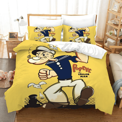 Popeye The Sailor 11 Duvet Cover Quilt Cover Pillowcase Bedding