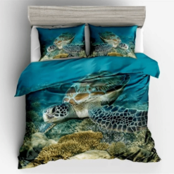 Turtle Art 04 Bedding Sets Duvet Cover Bedroom Quilt Bed