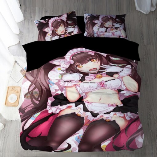 Nekopara 15 Duvet Cover Pillowcase Bedding Sets Home Bedroom Decor