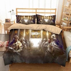 Tom Clancy Rainbow Six Siege 12 Duvet Cover Pillowcase Bedding