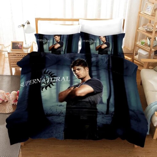Supernatural Dean Sam Winchester 3 Duvet Cover Quilt Cover Pillowcase