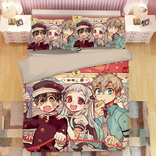 Toilet Bound Hanako Kun 9 Duvet Cover Pillowcase Bedding Sets Home