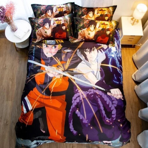 Naruto Uzumaki Naruto 18 Duvet Cover Pillowcase Bedding Set Quilt