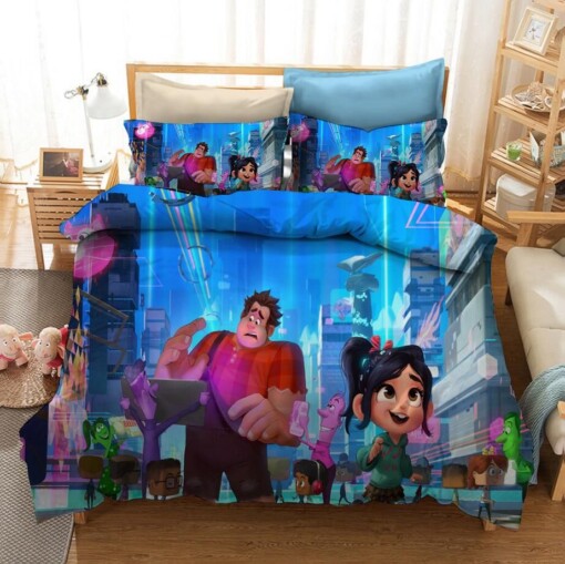 Wreck It Ralph 1 Duvet Cover Quilt Cover Pillowcase Bedding