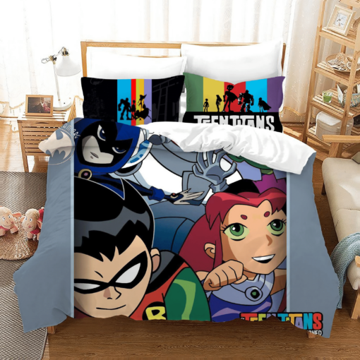 Teen Titans Go 14 Duvet Cover Quilt Cover Pillowcase Bedding