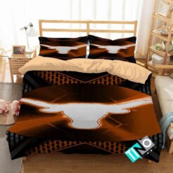 Ncaa Texas Longhorns 3 Logo D 3d Duvet Cover Bedding