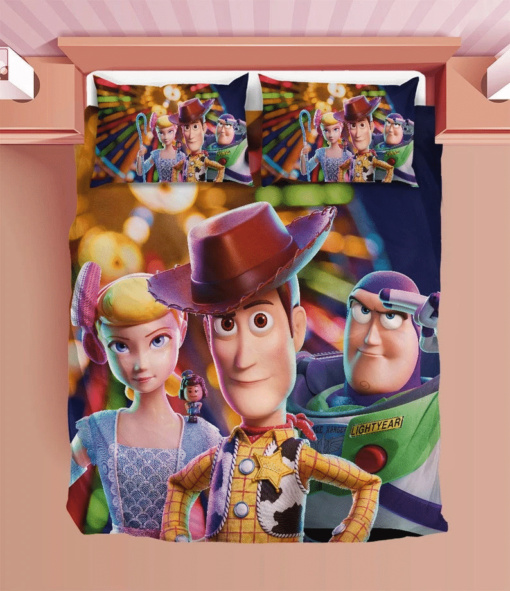 Toy Story 4 Duvet Buzz Woody Bedding Sets Comfortable Gift