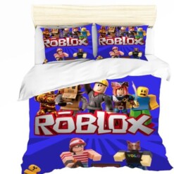 Roblox Team 61 Duvet Cover Quilt Cover Pillowcase Bedding Sets