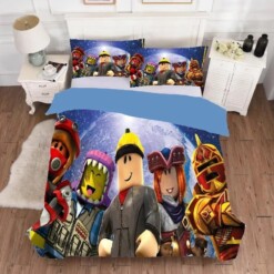 Roblox 4 Duvet Cover Bedding Sets Pillowcase Quilt Bed Sets