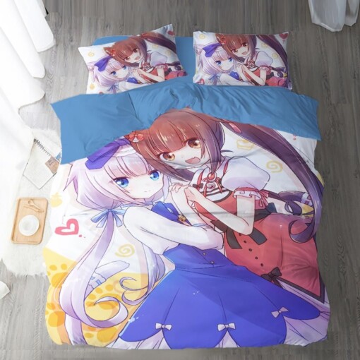 Nekopara 18 Duvet Cover Quilt Cover Pillowcase Bedding Sets Bed