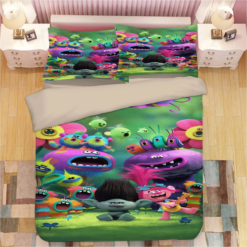 Trolls Poppy 13 Duvet Cover Quilt Cover Pillowcase Bedding Sets