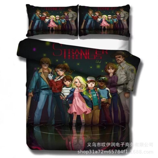 Stranger Things Eleven 28 Duvet Cover Pillowcase Bedding Sets Home