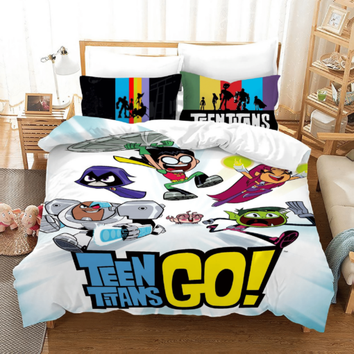 Teen Titans Go 24 Duvet Cover Pillowcase Bedding Sets Home