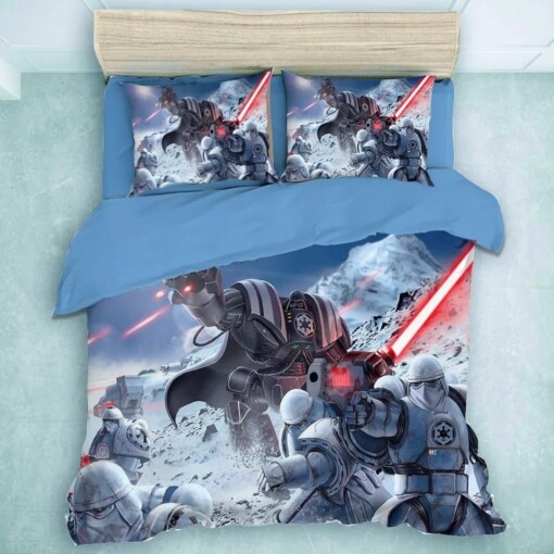 Star Wars Snow Trooper 35 Duvet Cover Quilt Cover Pillowcase