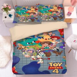 Toy Story Woody Forky 24 Duvet Cover Quilt Cover Pillowcase