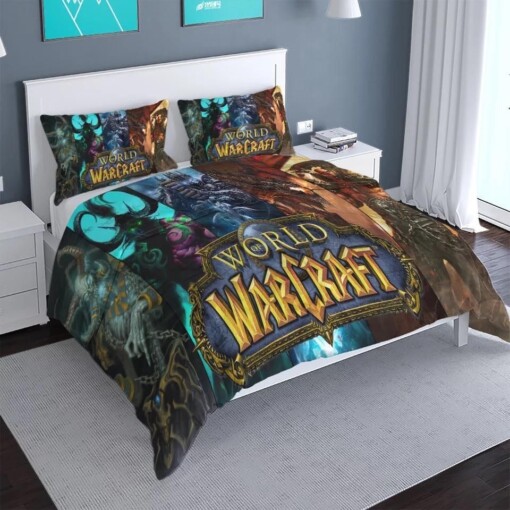 World Of Warcraft 15 Duvet Cover Pillowcase Bedding Sets Home