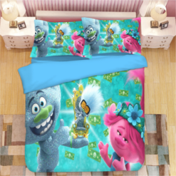 Trolls Poppy 14 Duvet Cover Quilt Cover Pillowcase Bedding Sets