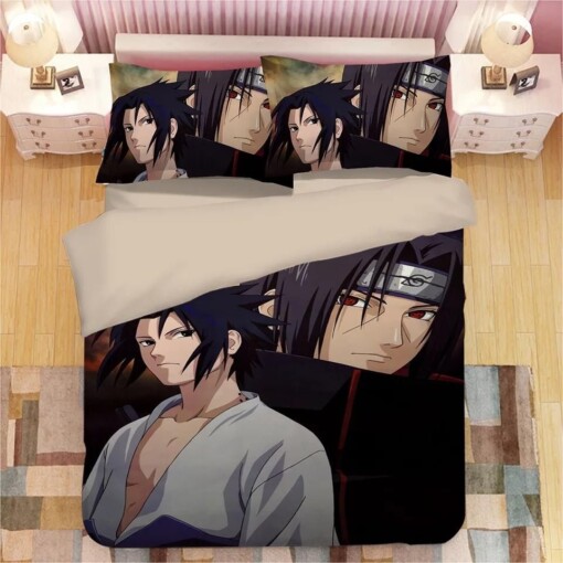 Naruto Uchiha Itachi 3 Duvet Cover Quilt Cover Pillowcase Bedding