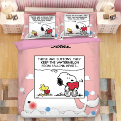 Snoopy 9 Duvet Cover Quilt Cover Pillowcase Bedding Sets Bed