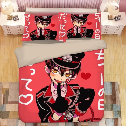 Toilet Bound Hanako Kun 4 Duvet Cover Pillowcase Bedding Sets Home