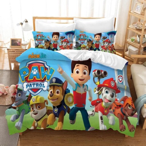 Paw Patrol Marshall 10 Duvet Cover Quilt Cover Pillowcase Bedding