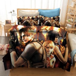 Resident Evil 23 Duvet Cover Pillowcase Bedding Sets Home Bedroom