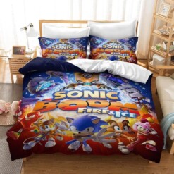 Sonic Mania 10 Duvet Cover Pillowcase Bedding Sets Home Decor