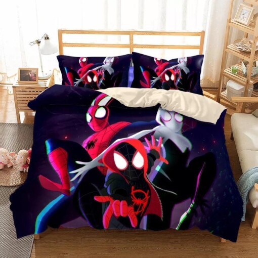 Spider Man Into The Spider Verse Miles Morales 31 Duvet Cover Pillowcase