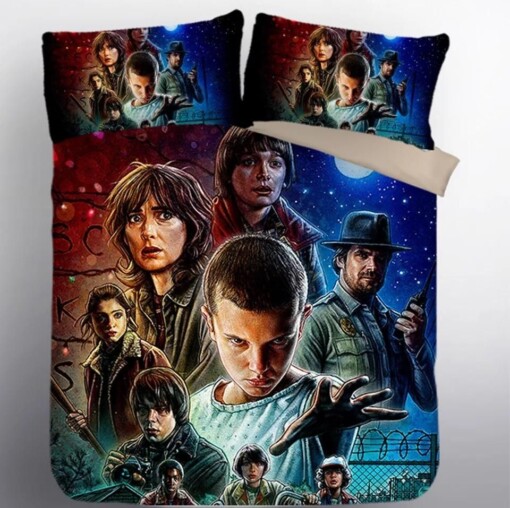 Stranger Things Eleven 17 Duvet Cover Quilt Cover Pillowcase Bedding