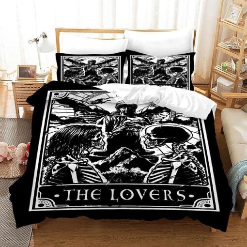 Tarot The Lovers 7 Duvet Cover Quilt Cover Pillowcase Bedding