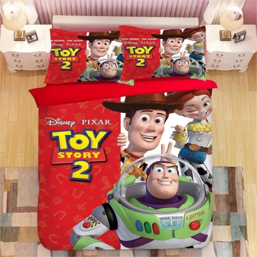 Toy Story Woody Forky 3 Duvet Cover Pillowcase Bedding Sets