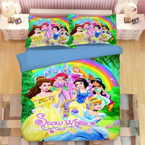 Snow White Princess Beauty 6 Duvet Cover Pillowcase Bedding Sets