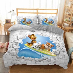 Paw Patrol Marshall 15 Duvet Cover Pillowcase Bedding Sets Home