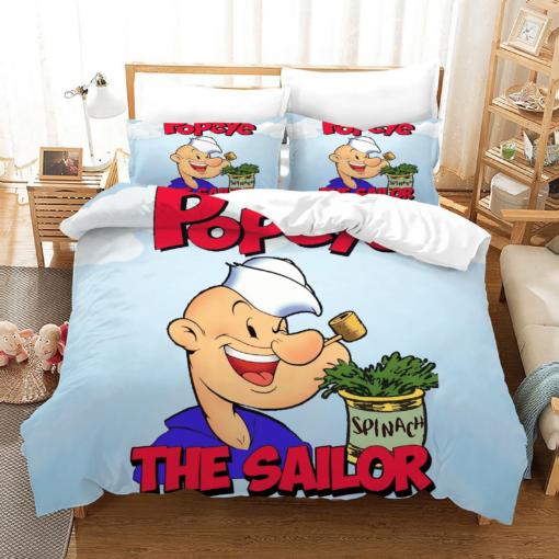 Popeye The Sailor 12 Duvet Cover Quilt Cover Pillowcase Bedding