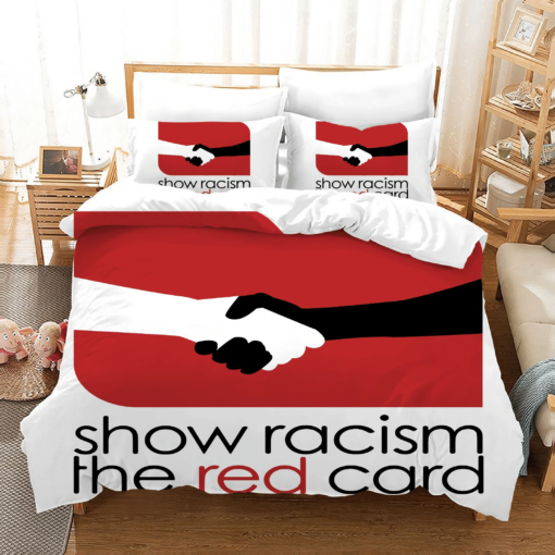 No Racism 12 Duvet Cover Pillowcase Bedding Sets Home Bedroom